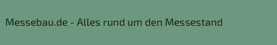 Messebau.de - Alles rund um den Messestand